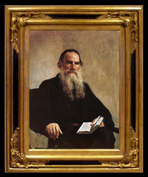 Ilya Repin Portrait of Leo Tolstoy